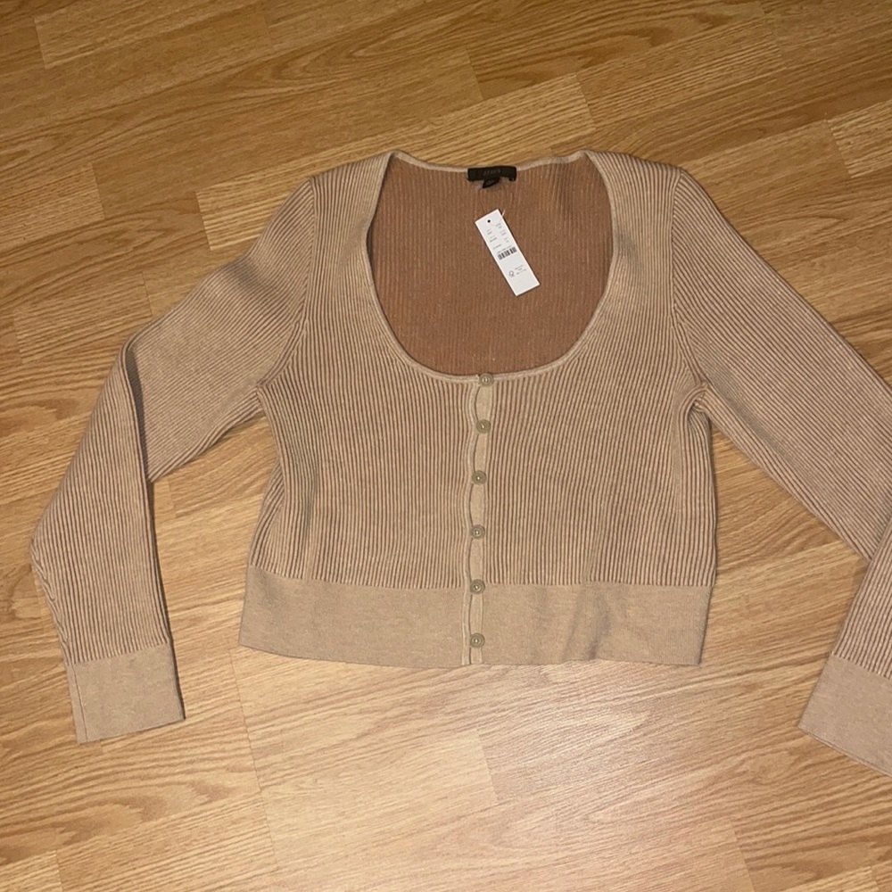 J. Crew cropped cardigan size XL new with tags
